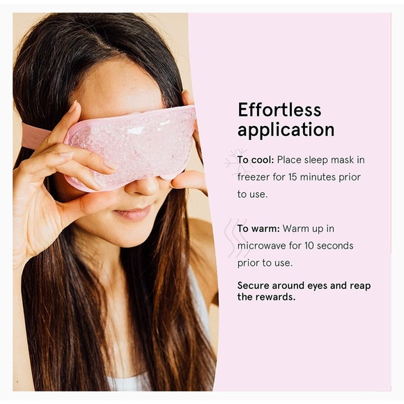 NWT GRACE & STELLA Hot & Cold Gel Bead Sleep Eye Mask. - Picture 7 of 9